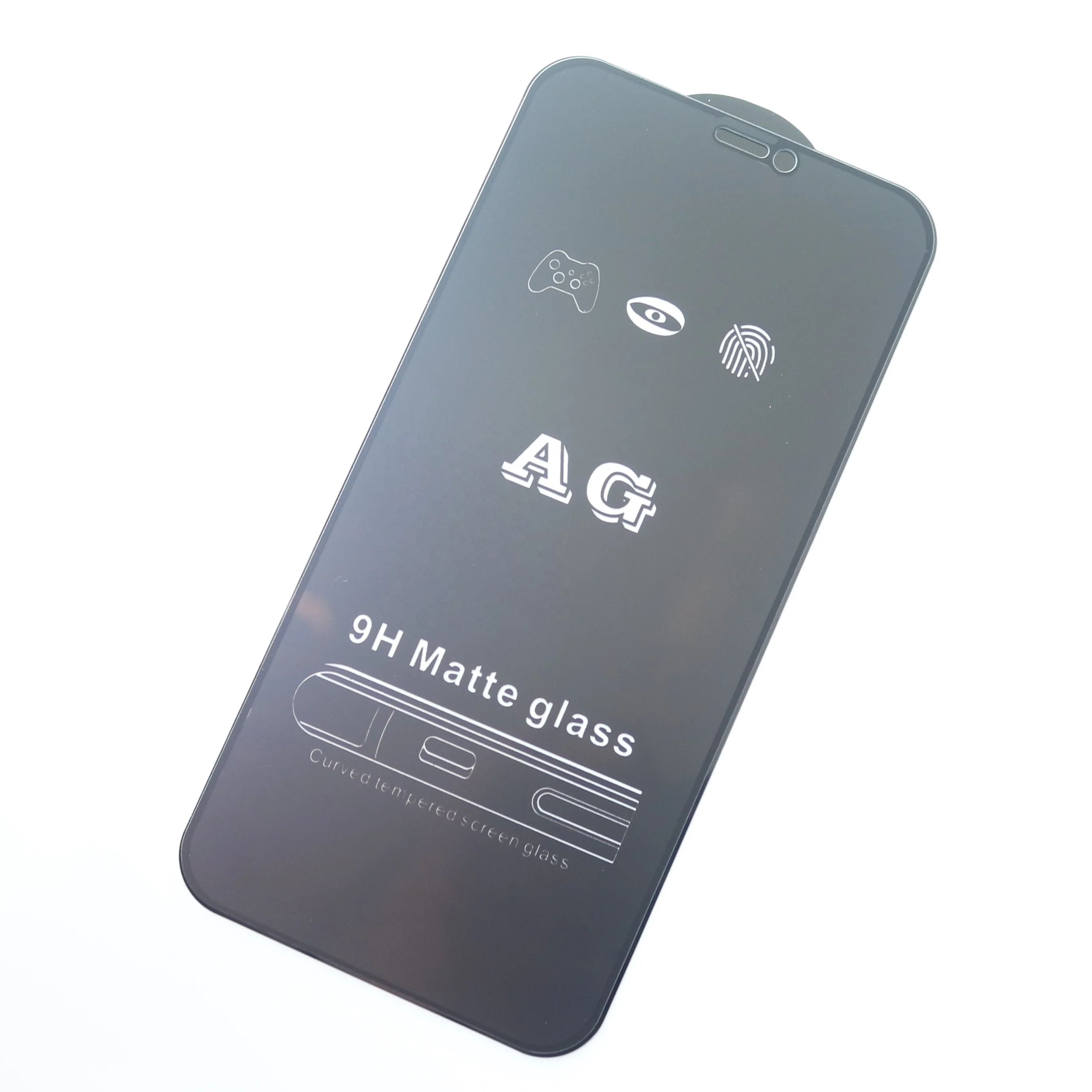 Factory Price Full Screen Anti Fingerprint AG Matte Glass screen protector for iPhone 12 Pro max
