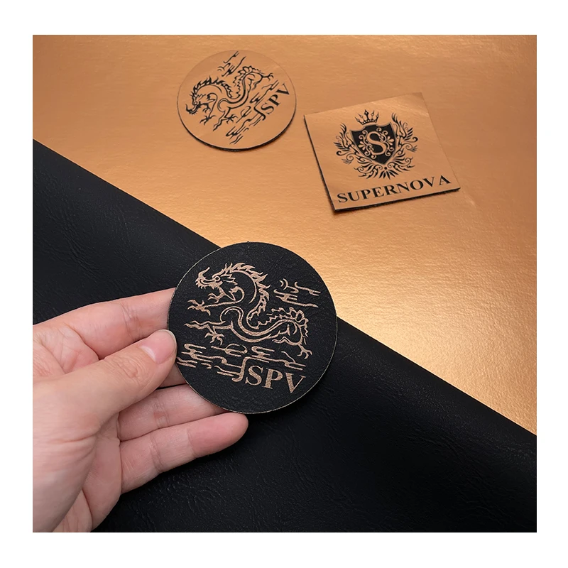 12X24 Inches Pu Leather Sheets 0.8mm Copper Laserable Leatherette Blanks Without Adhesive