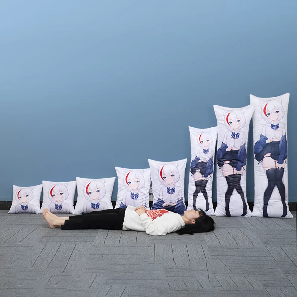 Наволочка с принтом аниме 40x100 см подушка для Otaku Dakimakura Japan 60x170 сублимационная Подушка dakimakura 60x180