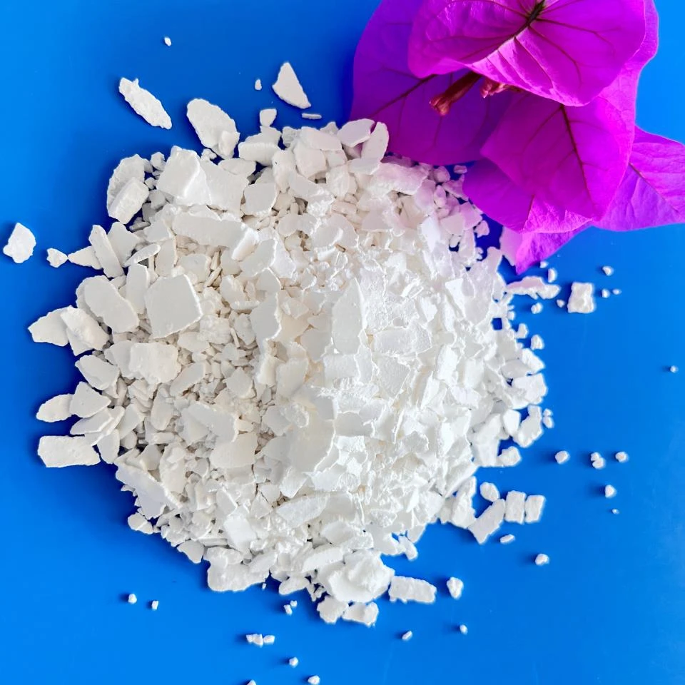 Top Quality Low Price Chemical Calcium Chloride Cacl2 Dihydrate White 77% Flakes  For Sale