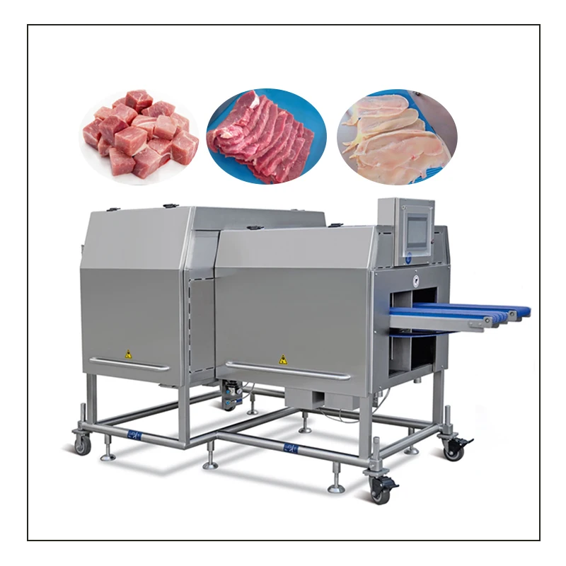 Automatic fresh meat horizontal cutter slicing chicken part cutting machine meat Intelligent slicer commercial best