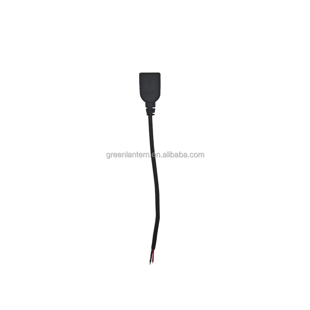 USB-A разъем для одноцветных светодиодных ночников 2835 5050 15 см 50 1 метр USB-порт Кабельный