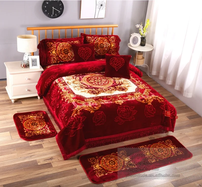 Хит продаж, зимнее одеяло с тяжелым весом, 2-слойное одеяло, комплект постельных принадлежностей