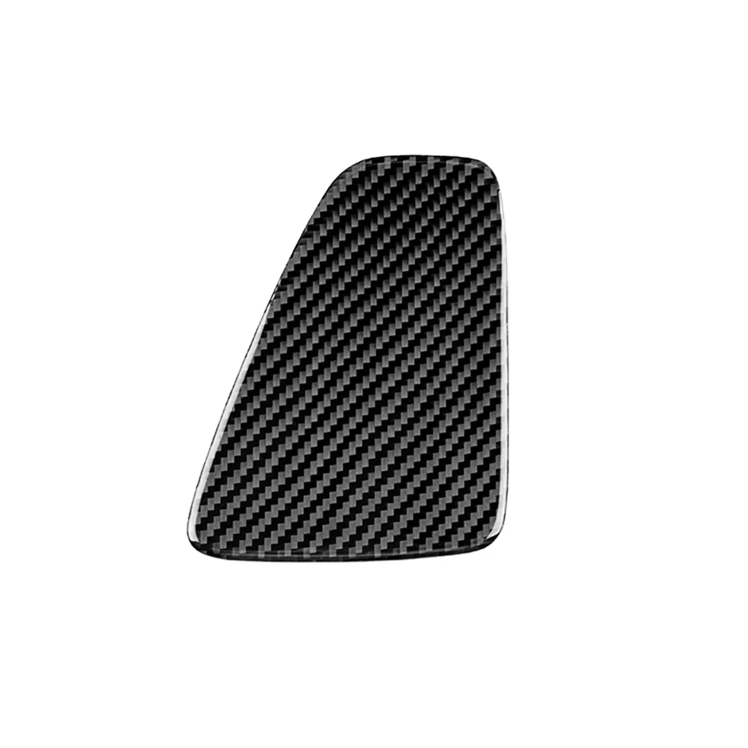 Real Soft Carbon Fiber Sticker For Fiat 500 Abarth 595 695 2017-2023 Rear Tail Light Cover 1Pair