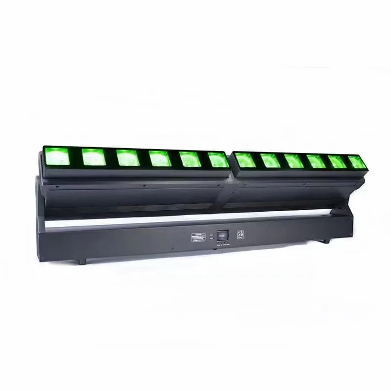 XLighting 12*40 Вт 4-в-1 Пиксельная светодиодная балка с зумом световая со спецэффектами 8 rgb баров настенная мойка