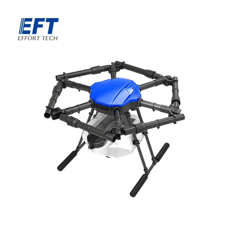 EFT E616P Six-axis Agriculture Drone with 16L Large Capacity Tank Sprayer Blue Provided Frame Farm Equipment Express DHL CN;ANH