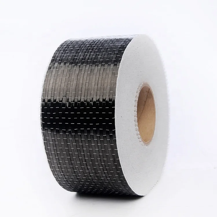 12K 600g/m2 UD Carbon Fiber Fabric For Building Reinforcement