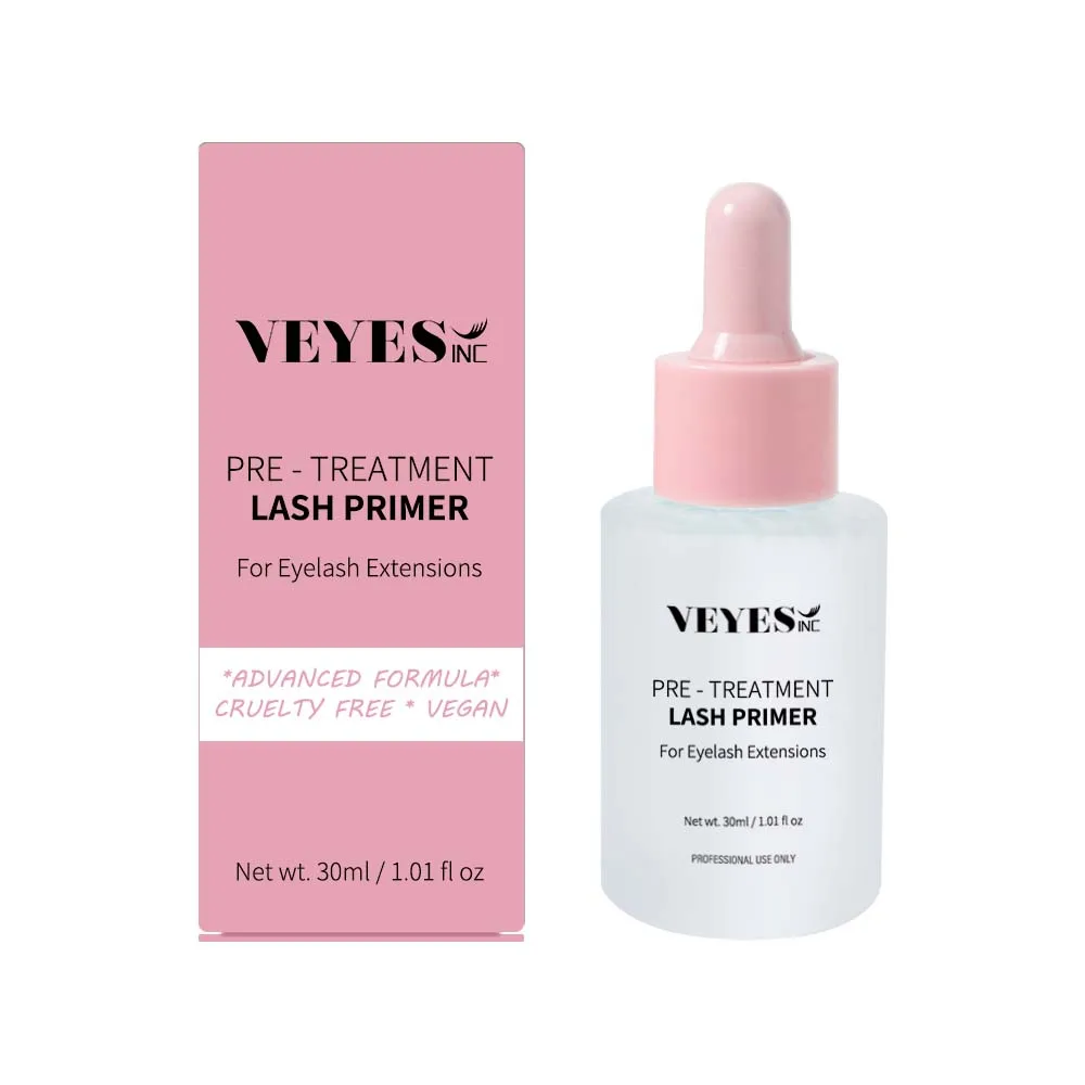 VEYES allergy-free 30 ml lash extensions primer Professional Fixing Agent Glue Adhesive Hardener Tools eyelash extension primer