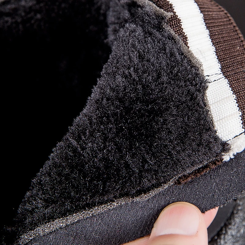 2020 Wholesale  Ladies Slip On Zip Up Red  Shoes Women Winter Boots Moon Girls Non Slip Rubber 42 43 Ankle Warm Footwear