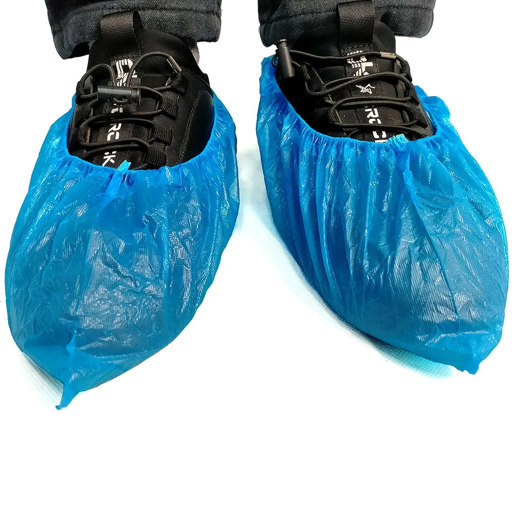 Disposable Plastic PE Shoe Cover Disposable Waterproof Shoe Cover