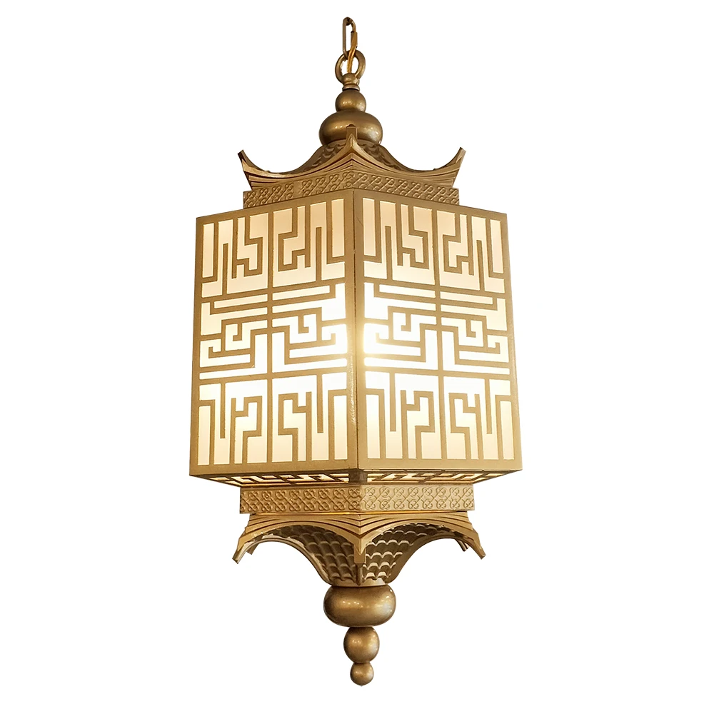 Church style hotel lobby hanging lighting for Dubai decoration pendant lamp light