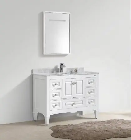 Nanan Guanshu good quality waterproof china classic style good design with miroor showroom modern bathroom vanities
