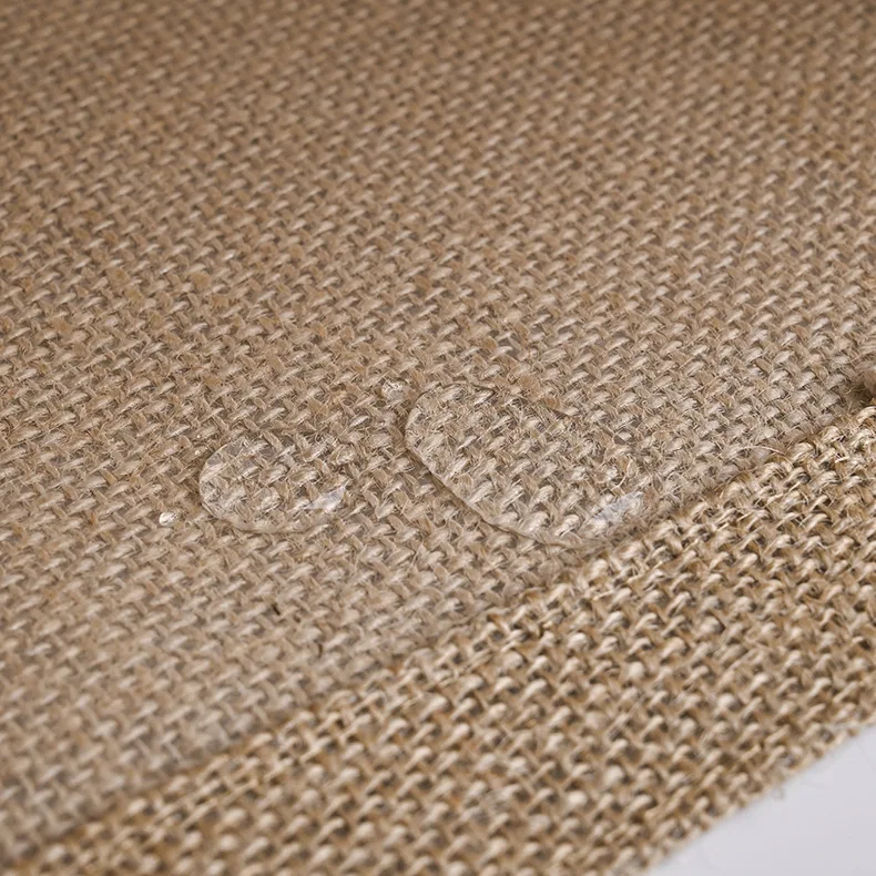 Eco Laminated Canvas Jute Bag Reusable Linen Beach Burlap Tote Bags Hessian Shopping Tote Bags with Custom Logo for Advertising