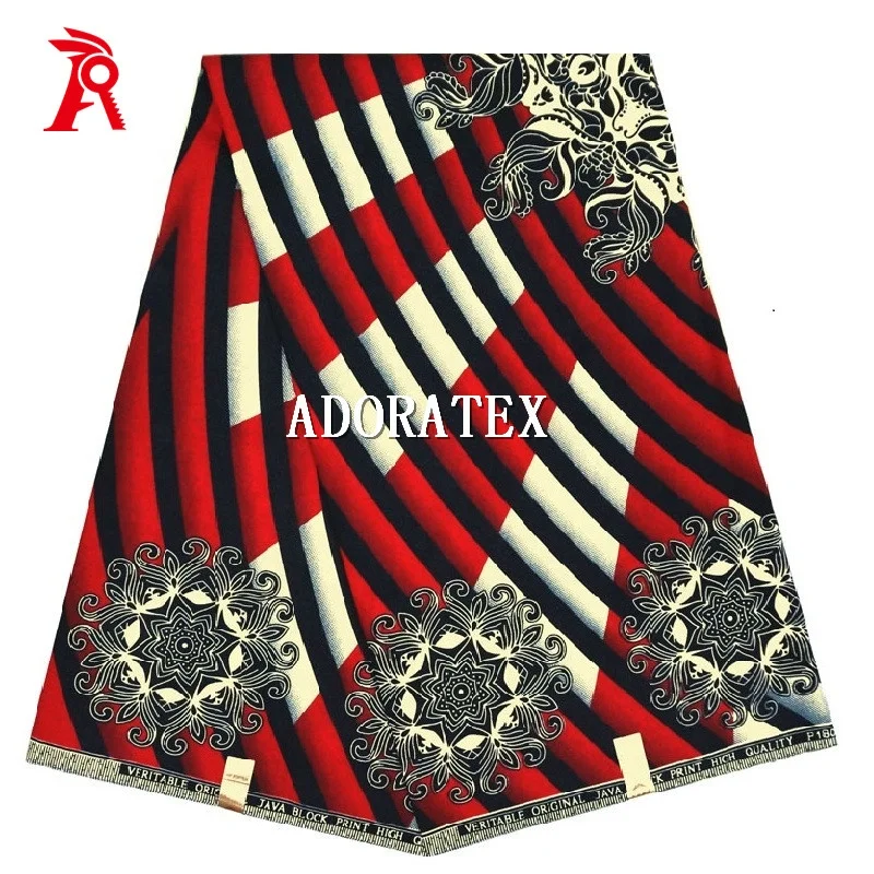 Горячая Распродажа, ткань из полиэстера с Африканским принтом, двухсторонняя восковая ткань с принтом