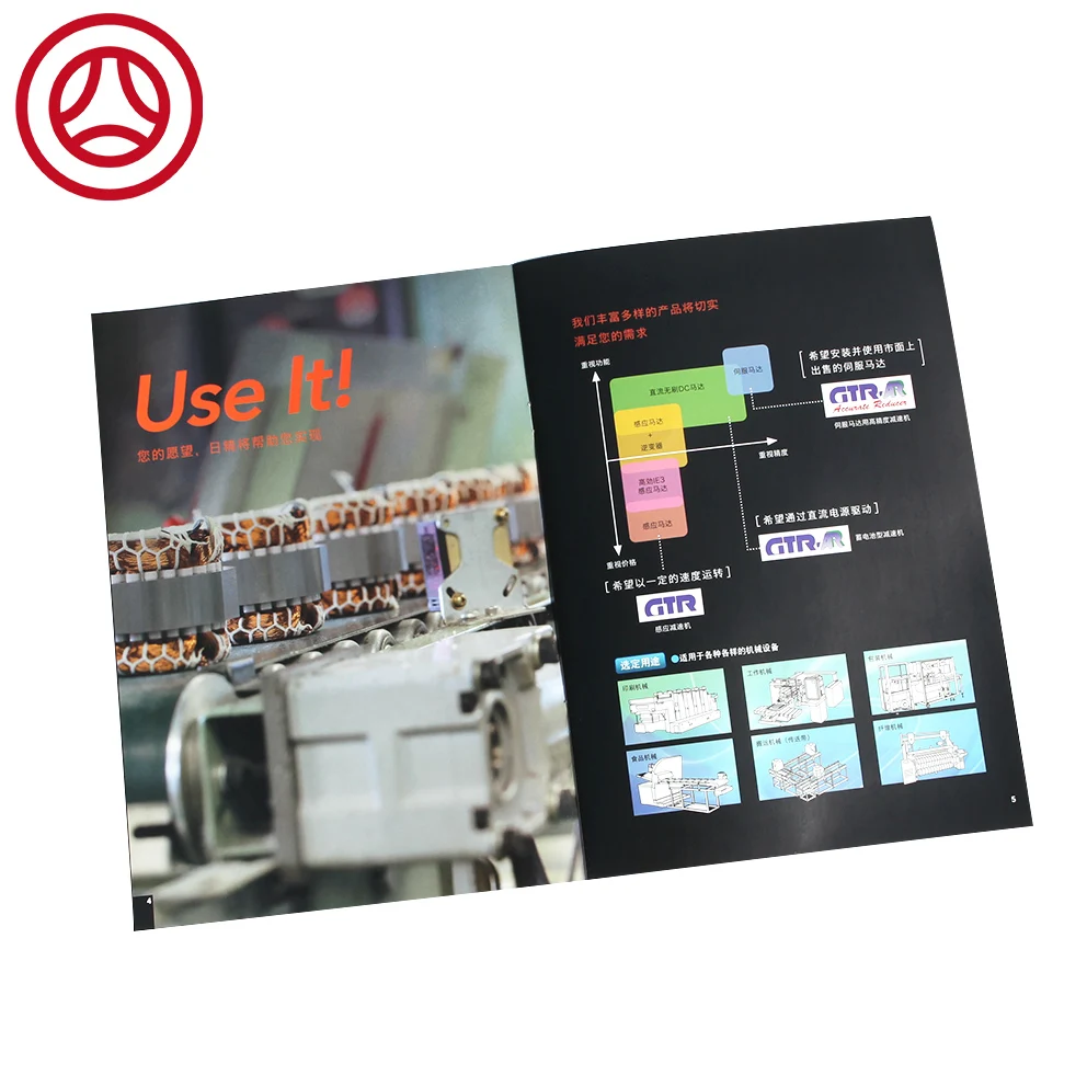 
Hot Sale Full Color Electronic Catalog Manual Printing 