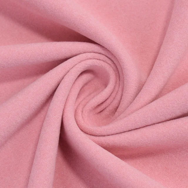 Spot German velvet double-sided brushed knitted fabric for autumn and winter warm pajamas,underwear