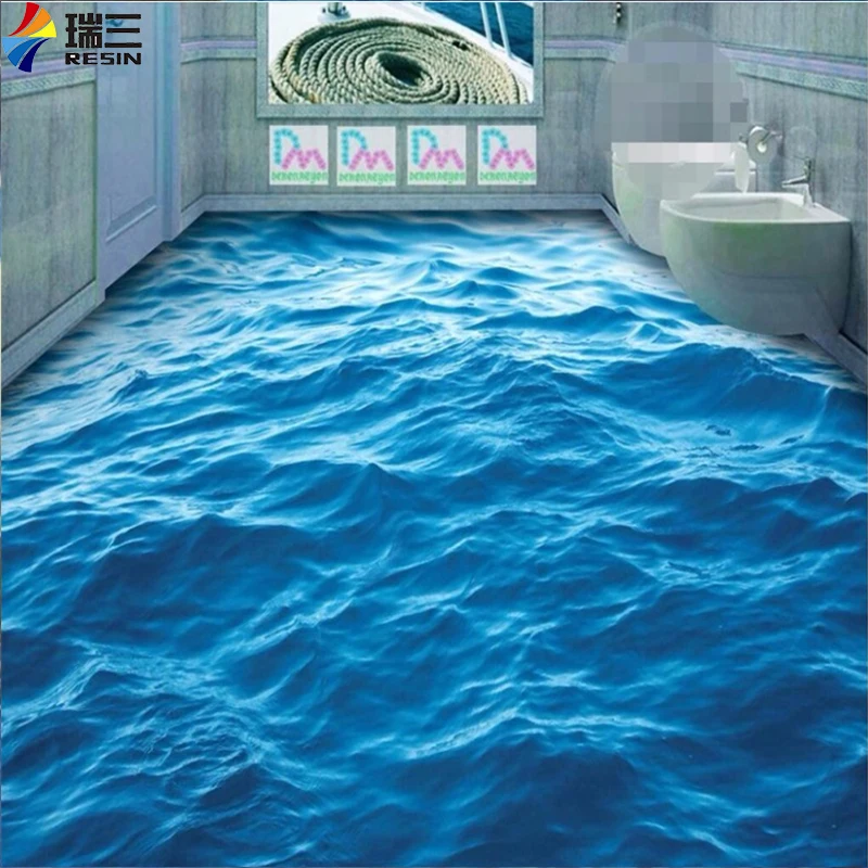 Best Clear Epoxy Resin 3d Epoxy Floor For Bathroom Floor