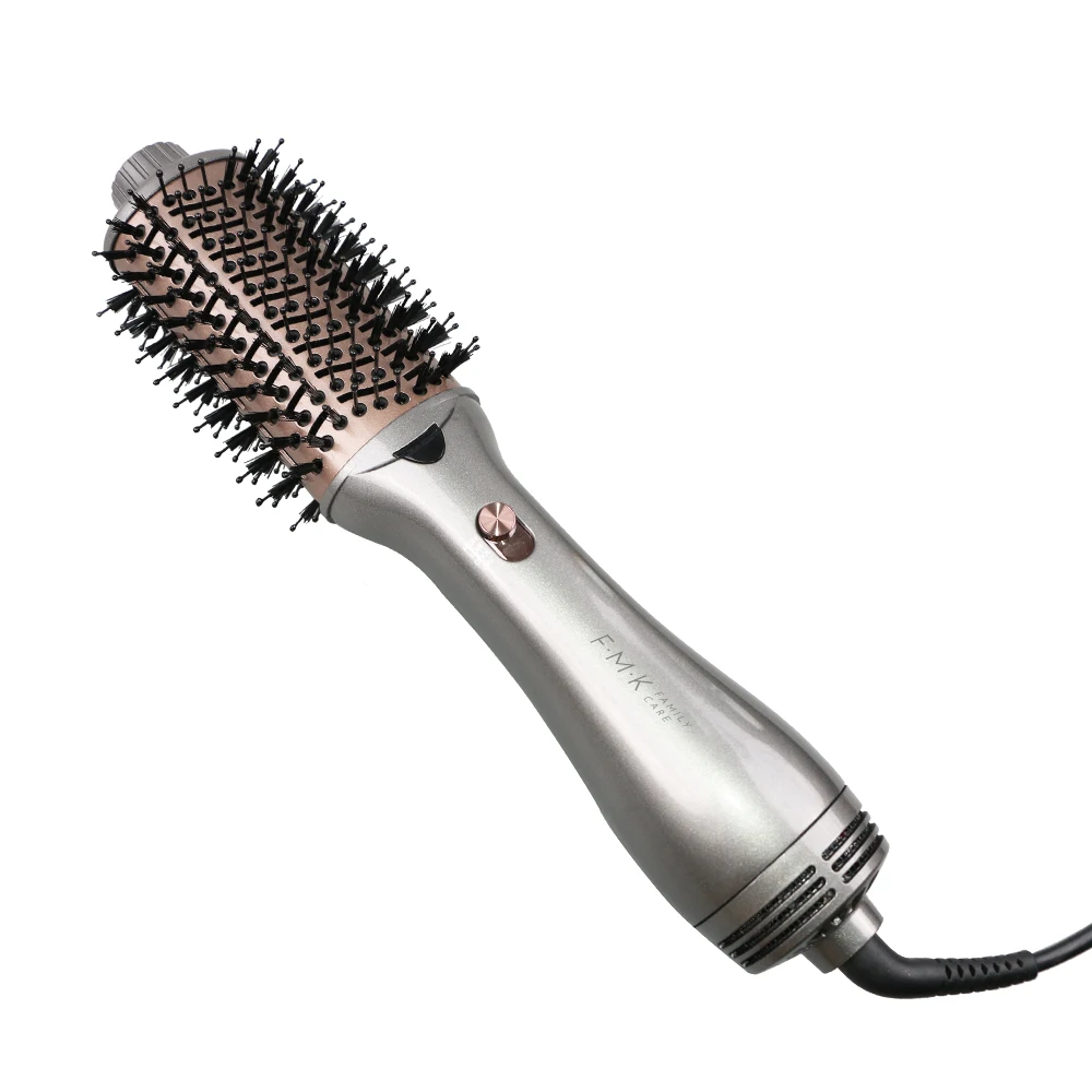 FMK Wholesale Hot Air Hair Volumizer Dryer Private Label Personal Use Blower Electric Hair Air Blowout Brush Dryer