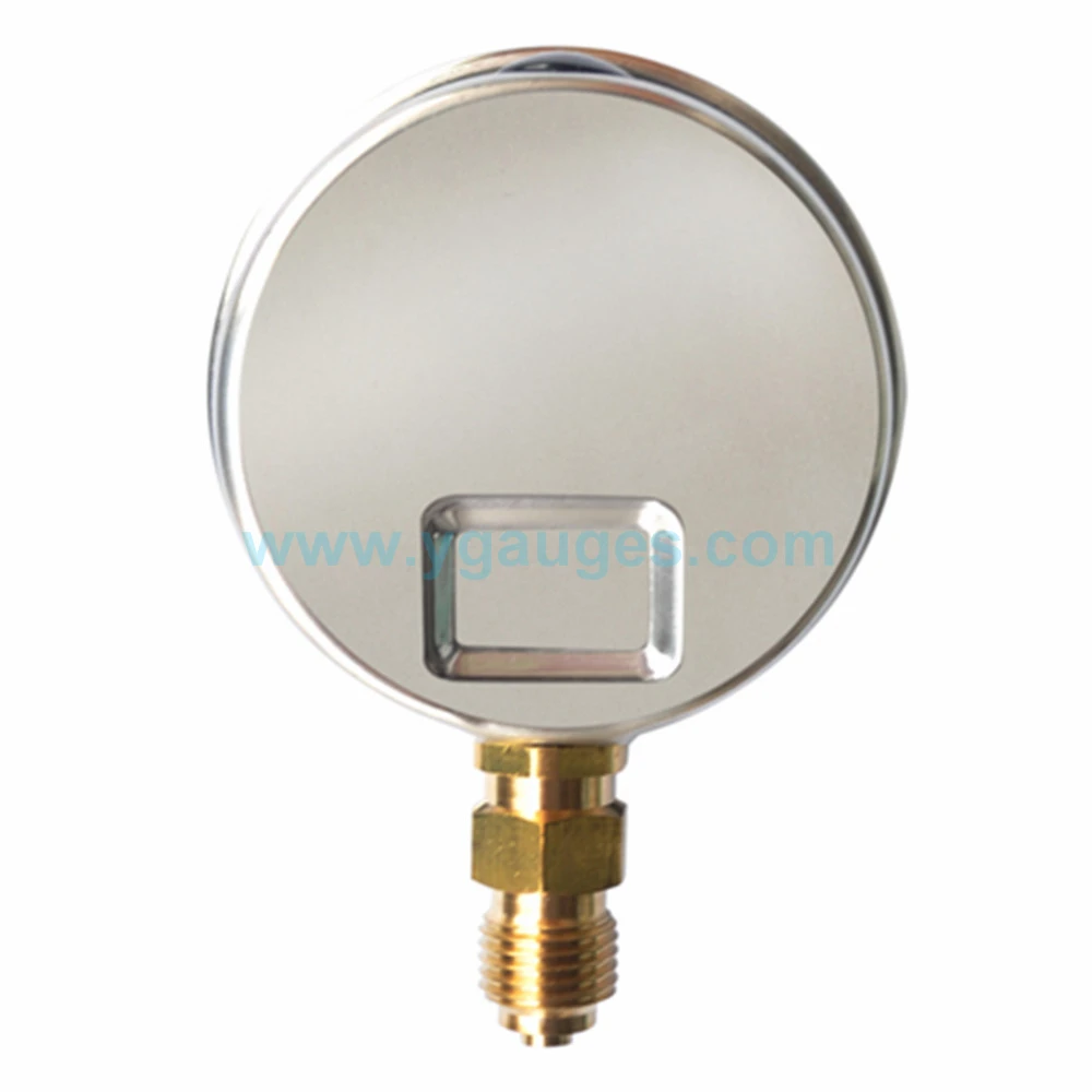 Stainless Steel Liquid Filled Gas Cylinder Pressure Gauge