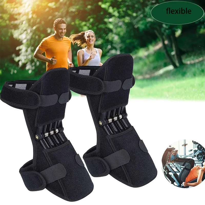 Joint Support Knee Pads Knee Protection Booster Power Spring Force Compression Sports Running Force Stabilizer Outdoor Activity