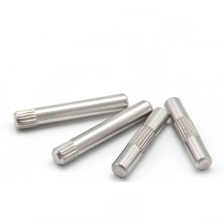 High Precision Customized SUS304 Stainless Steel Knurled Dowel Pin For Toy Car