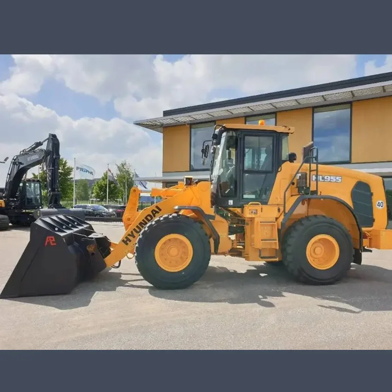 Korea Official Manufacturer 2 Tons 4x4 7 Tons HL955 HL960 HL970 Loader Machine For Hyundai Sale