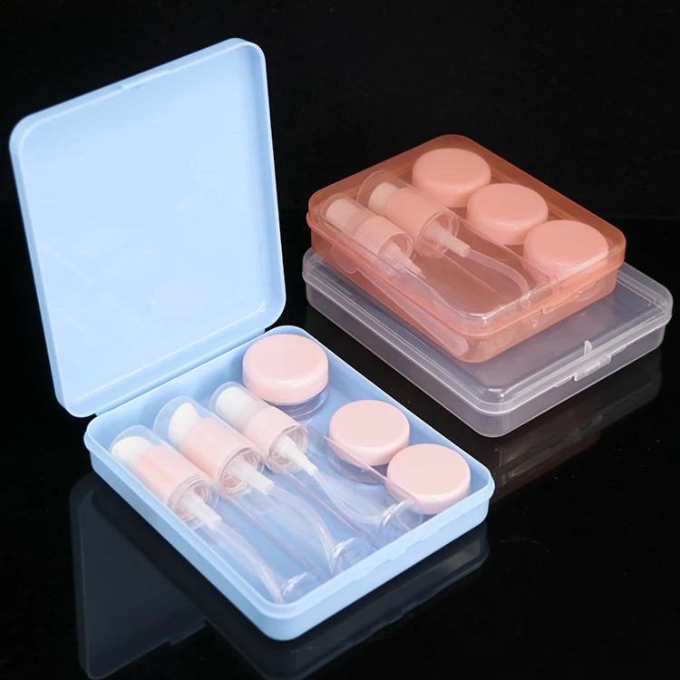 ks Plastic Eyeshadow Packaging Eyeshadow Palette DIY Makeup Display Pans Makeup Sponge Case Cotton Swab Case
