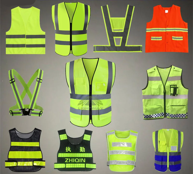 Chalecos Reflectivos De Seguridad High Visibility Reflective Safety Vests Reflective Jogging Vest Running Vest