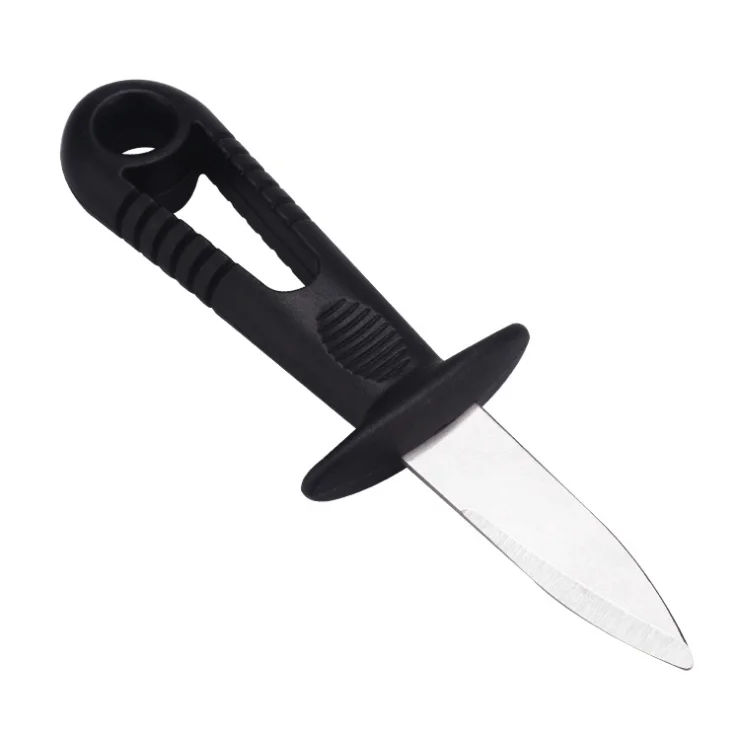 
2021 HOT Multifunction Seafood Shell Anti-slip Handle Tool Home Kitchen Pry Scallop Knives Stainless Steel Open Oyster Knife 