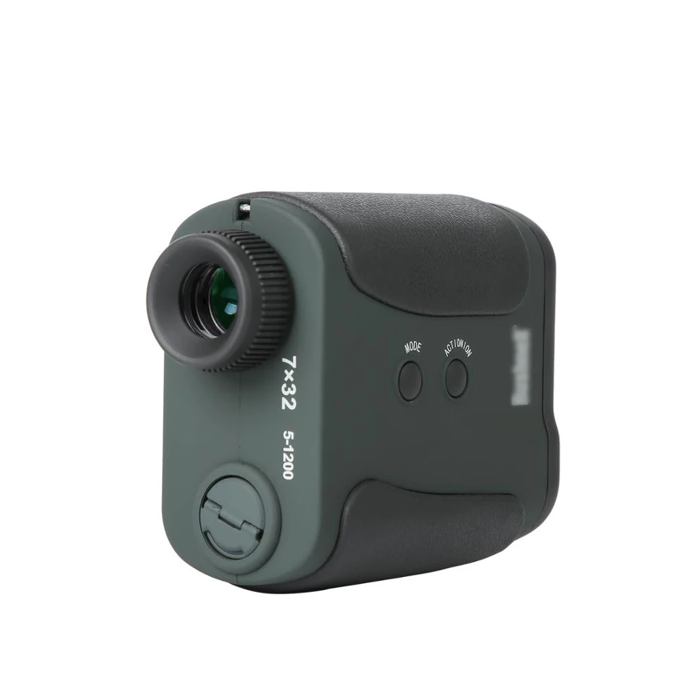 laser range finders 7x32 Telescope meter Digital 7X 1200M Monocular laser golf rangefinder for hunting
