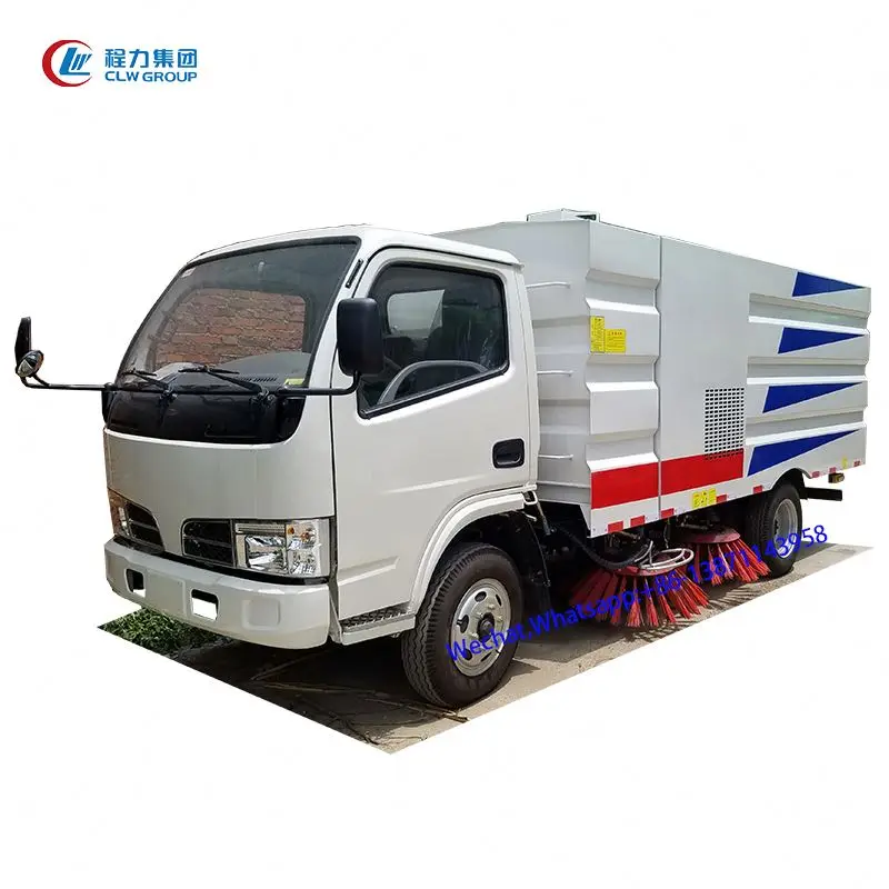 3 тонны на подметально-уборочную дорожную машину грузовик с 4 щетка Тип
