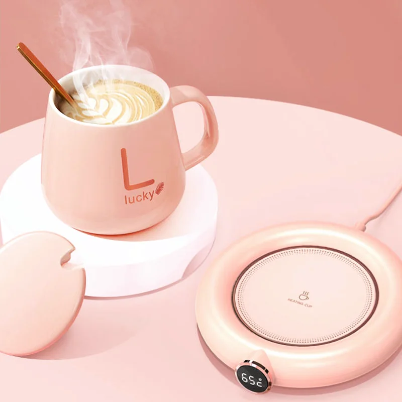 Новая портативная сублимационная usb Смарт электрическая чашка для кофе и чая с подогревом на 55