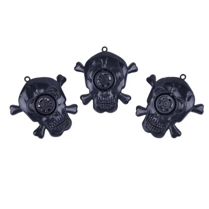 Plastic Whistle Funny Gift Props Skull With Penacho Death Whistle Small Durable Plastic Siren Noise Maker  Party Whistles