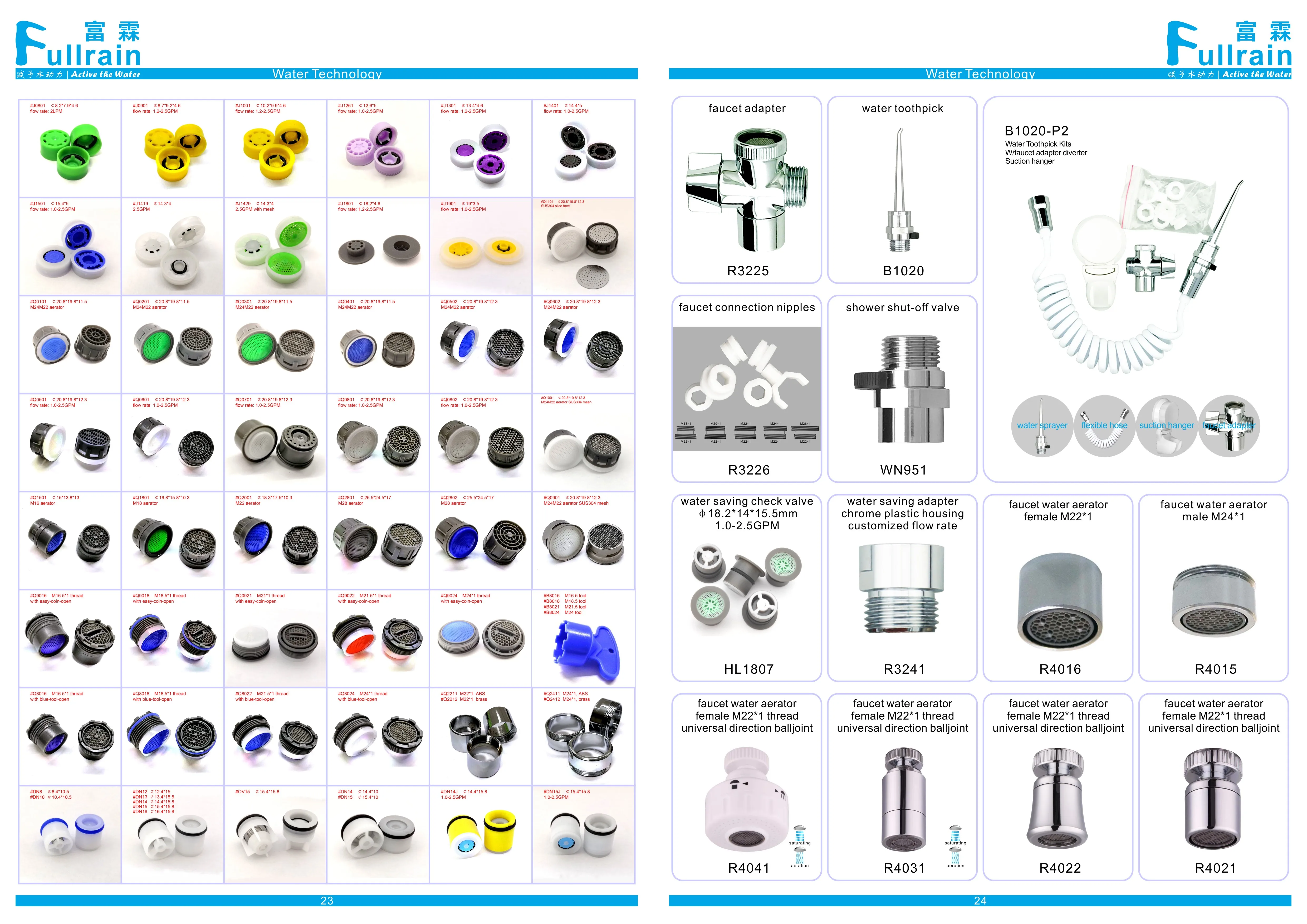 Shower Water Saving Cartridge Flow 2.5GPM 9.5LPM