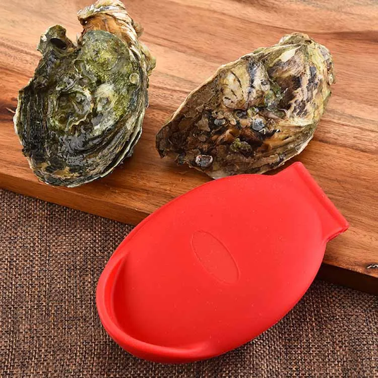 Kitchen Tool Clam Shellfish Seafood Clamp Silicone Fresh Scallop Clip Opening Gadget