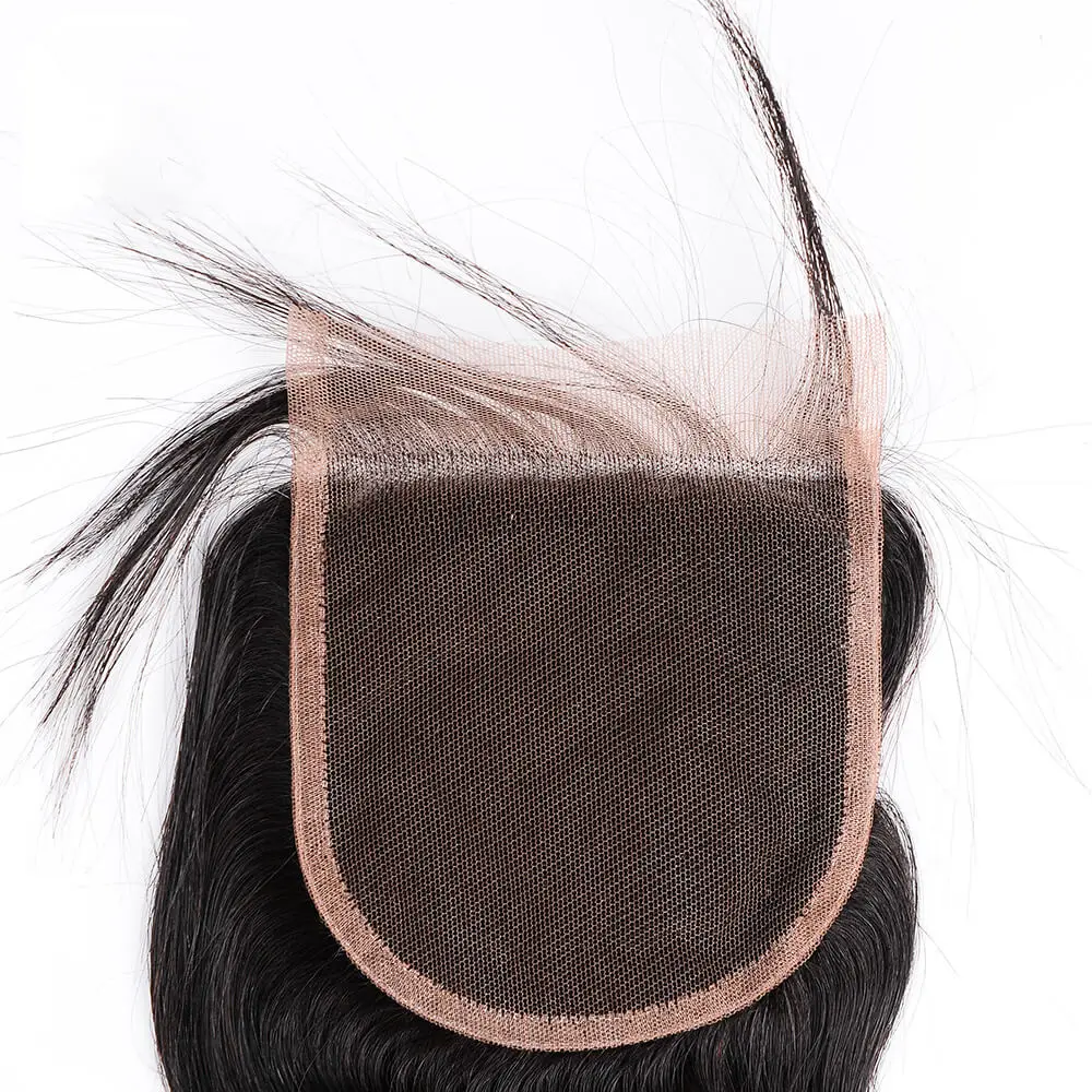 
hair bundles with closure 1B body wave 5*5 lace closure nusface 100% virgin human hair for women with baby hair 