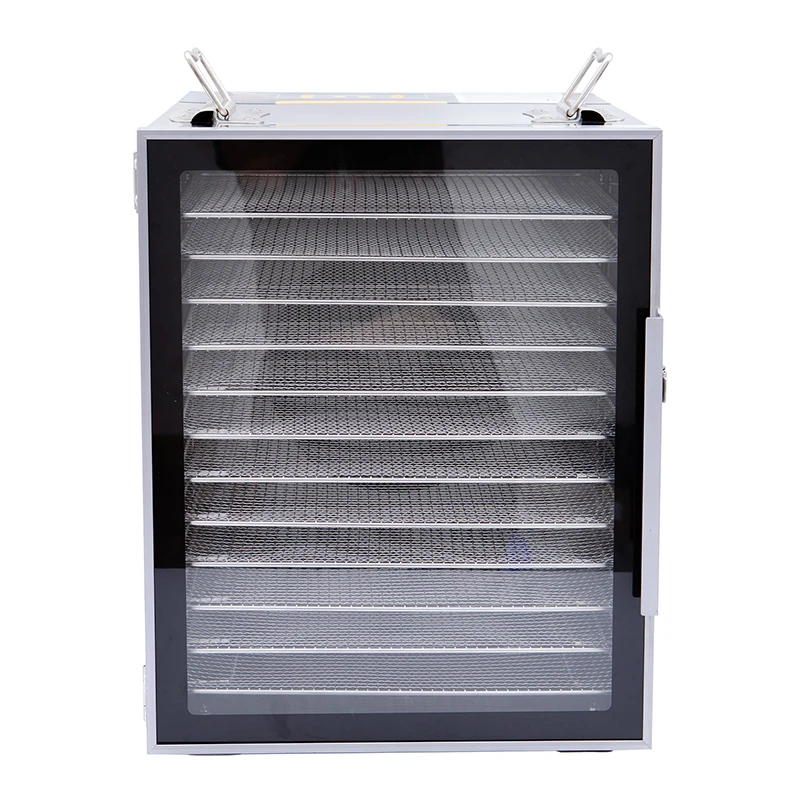 12 Trays Commercial Use New Electric Stainless Steel Food Dehydration Machine Vegetable Fruit Herb Meat Drying Dehydrator Dryer