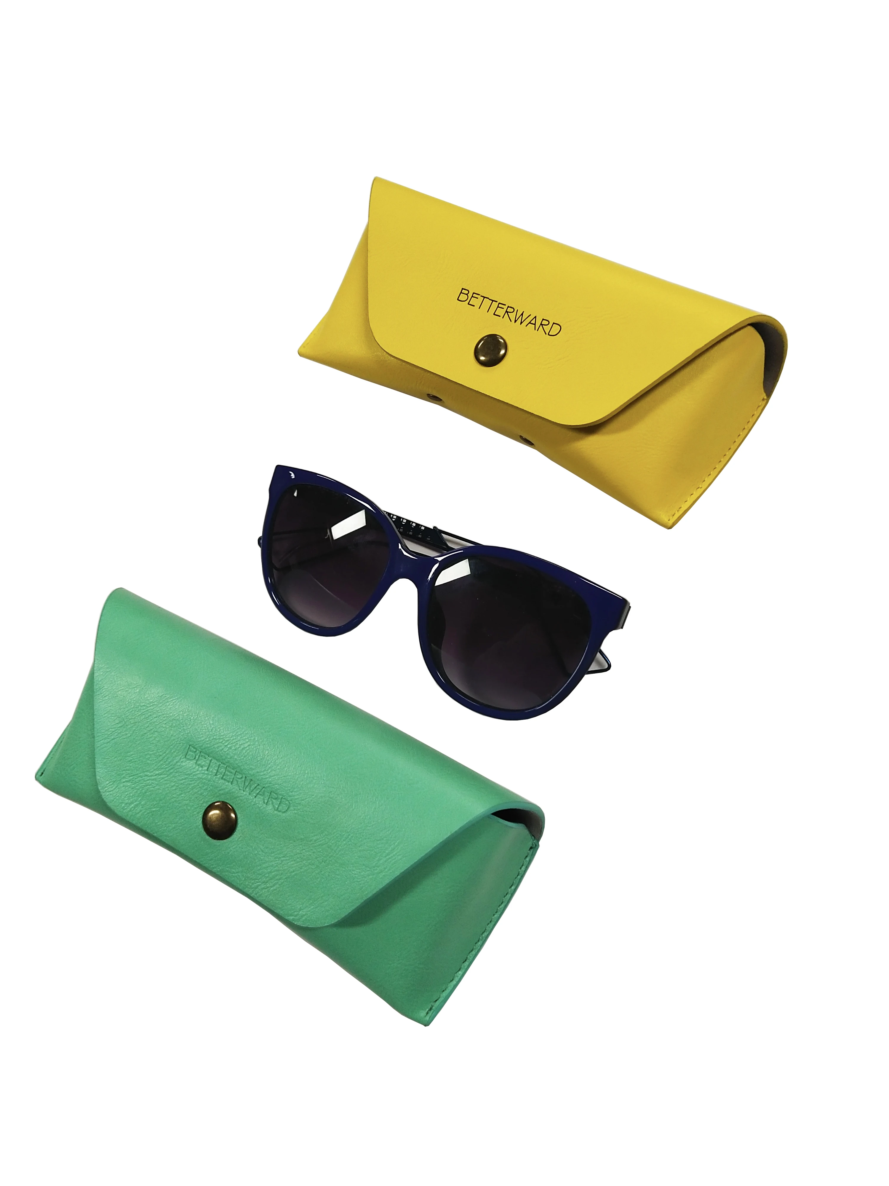 2021 hot selling luxury packaging sunglasses box leather sunglasses packaging box