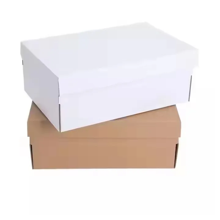 Customized wholesale flip paper box clothing cardboard packaging transportation gifts shoes boxes