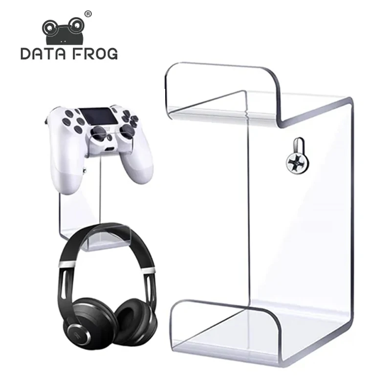 Wall Mount For PS5/PS4/PS3 Controller Stand Hanger Headset Hook Mount For Switch Pro/Xbox One/Xbox Series X/S