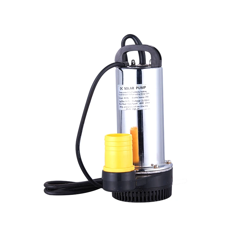 Заводская цена ZQB 12V 24V 48V DC бесщеточный Солнечный мини погружной водяной насос