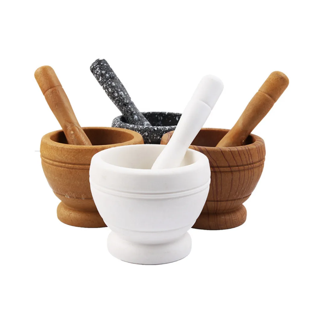 Professional Manually Garlic Press Thicken Garlic Mortar Kitchen Cooking Tools Mortar And Pestle Set
