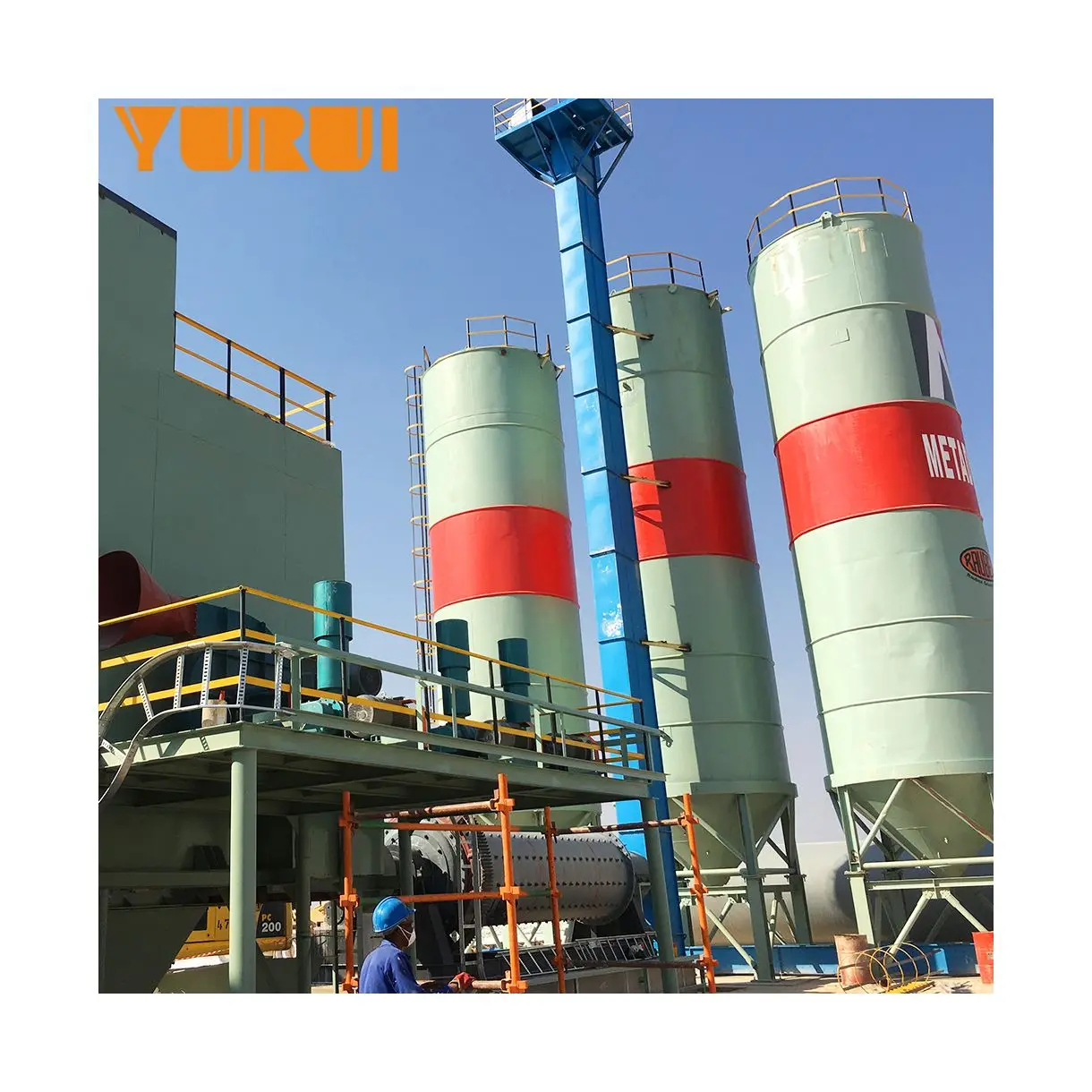 High Configuration Automatic Gypsum Powder Production Line Active Lime Rotary Kiln for Lime Production