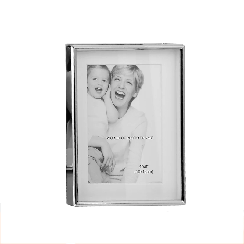 Rose Gold Picture Frame Silver Plated Shadow Box Photo Frame