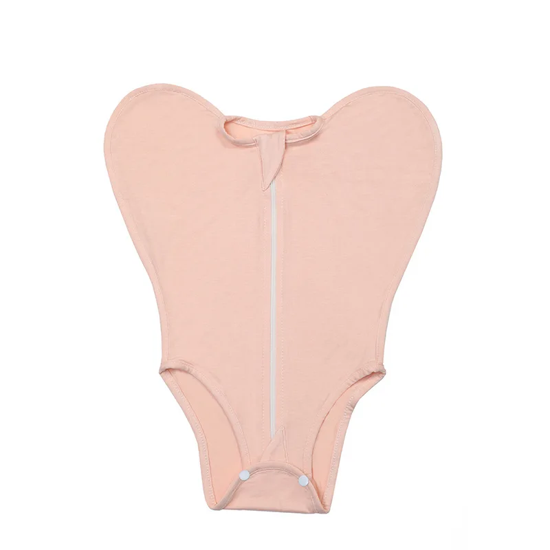 Summer bamboo fiber newborn swaddle newborn baby  surprise sleeping bag shorts onesie Ha Baby products