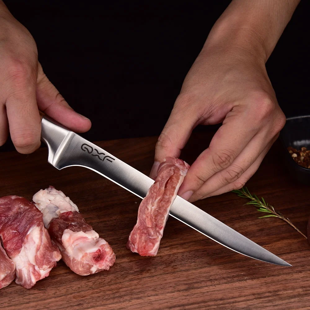 Stainless Steel Bone Cutting Fillet Fish Fillet Knife, 7 Inch Chicken Boning Knife Fish Knife