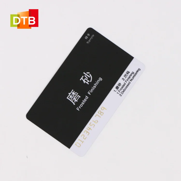 DTB Custom NFC NTAG 213/215/216 Business Smart PVC Card