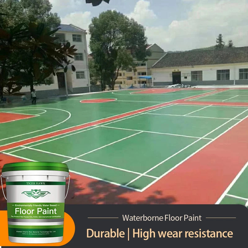 OEM  basketball court epoxy resin floor paint for concrete flooring
