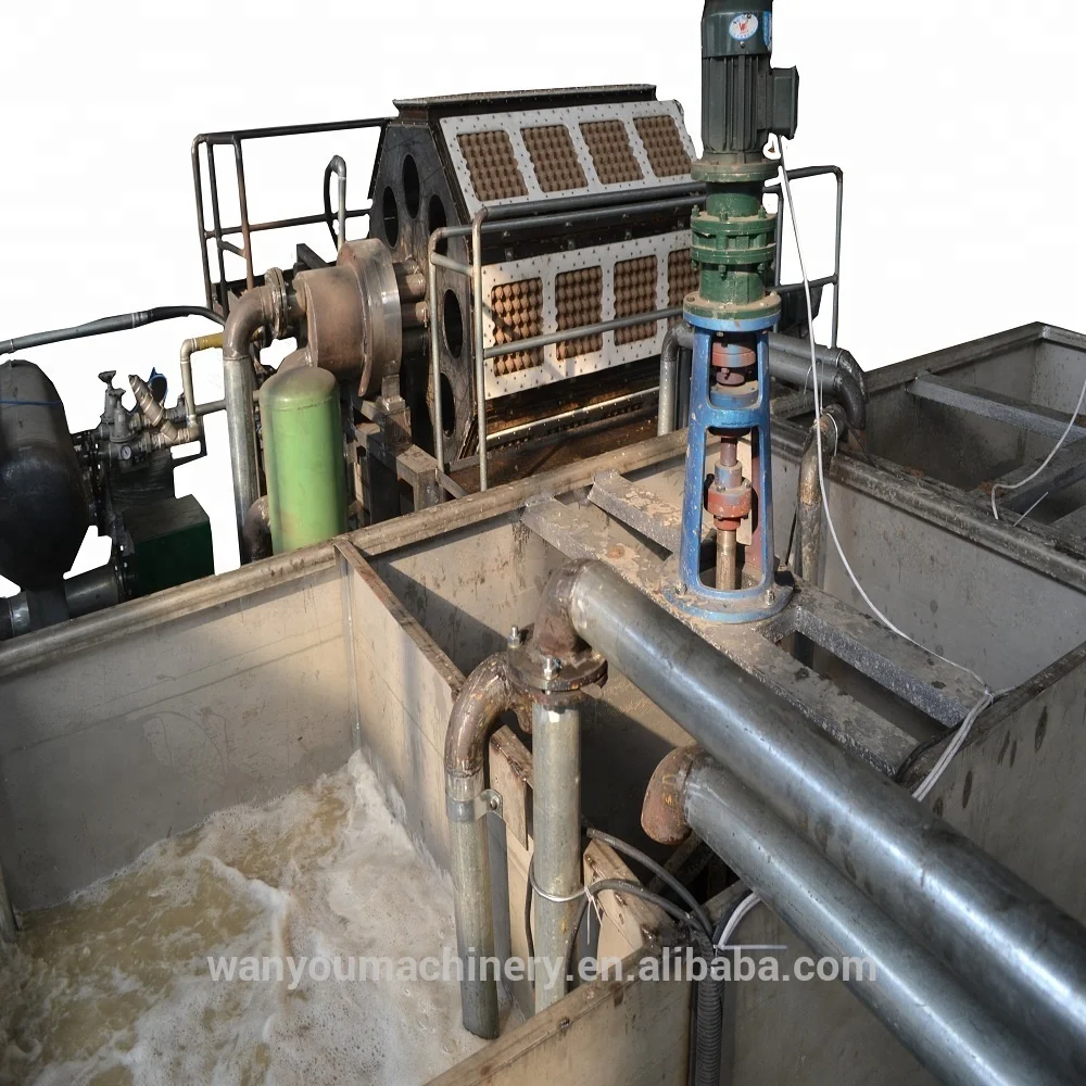 
Automatic Rotary pulp molded products paper egg tray machine production line 
