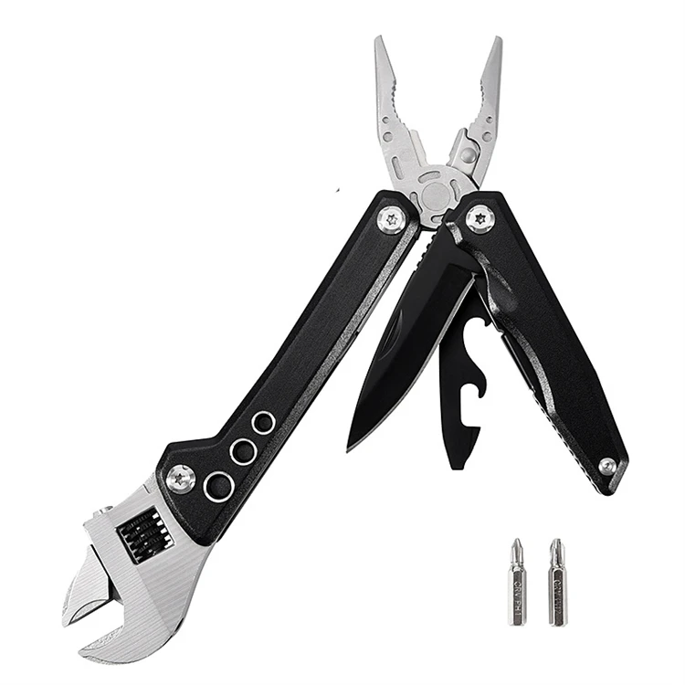 WELLFLYER MUPL-076 New Arrival Multifunctional Wrench Pliers Knife Stainless Multi Tool Hand Tool Portable Folding Outdoor Tool